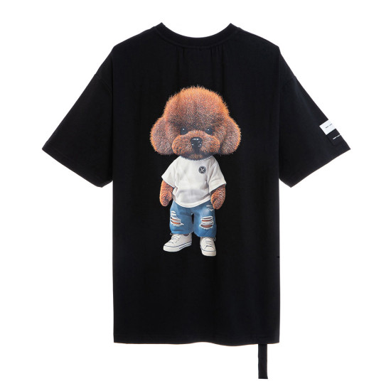 MWM Unisex κοντομάνικη μπλούζα Teddy Bear Streetwear Dog Print Tee